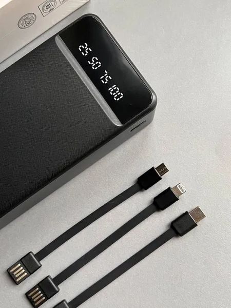 Power bank XO PR 164 30000mAh 100% емкость 2USB Micro-USB Type-C | Внешний аккумулятор | Портативная зарядка id_2353 фото