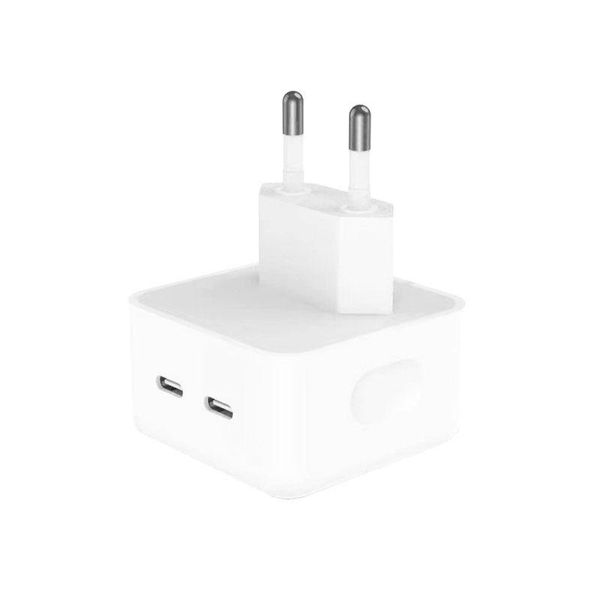 Сетевое зарядное устройство Apple 35W Dual USB-C Port Compact Power Adapter для MacBook, iPhone, iPad 1663824142 фото