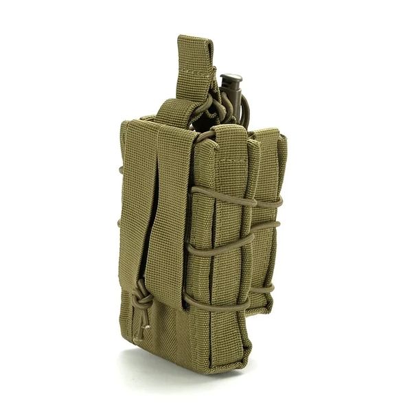 Подсумок Molle для 2-х магазинов АК/AR автомата и пистолета 1674211269 фото