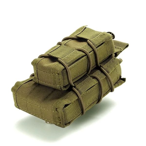 Подсумок Molle для 2-х магазинов АК/AR автомата и пистолета 1674211269 фото