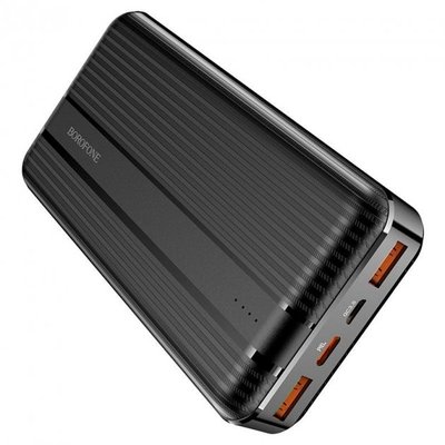 Power Bank Внешний аккумулятор 20000mAh 22.5W с быстрой зарядкой QC, PD BOROFONE BJ9A |2USB/1Type-C, 22.5W, 3A id_2383 фото