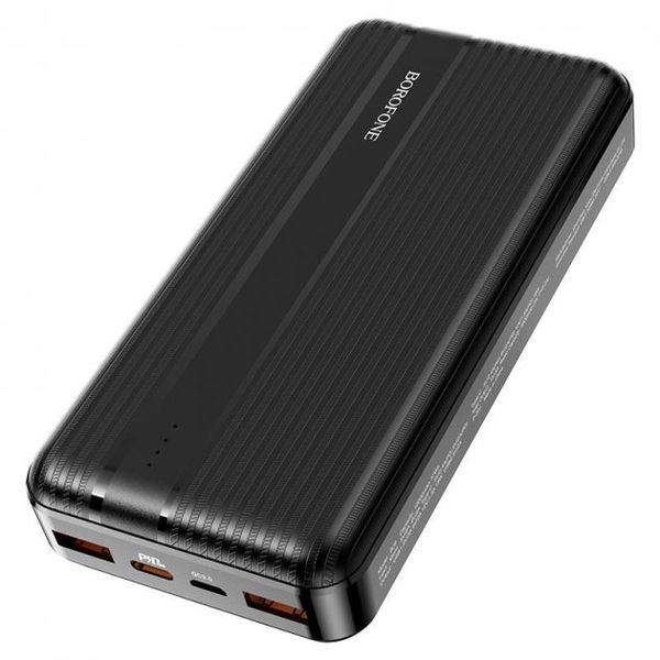 Power Bank Внешний аккумулятор 20000mAh 22.5W с быстрой зарядкой QC, PD BOROFONE BJ9A |2USB/1Type-C, 22.5W, 3A id_2383 фото