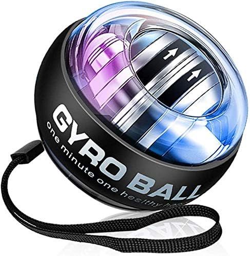 Гироскопический тренажер для кистей рук GYRO BALL PRO LED кистевой эспандер power ball id_3100 фото