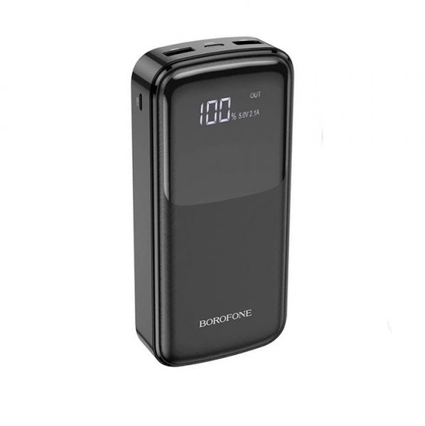 Power Bank УМБ портативное зарядное BOROFONE Mike BJ17A 20000mAh 2xUSB Type-C 2.1A черный id_2380 фото