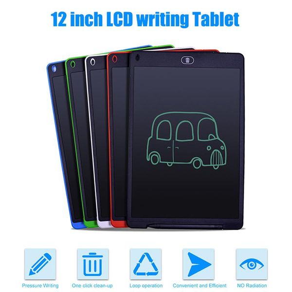 Доска для рисования, графический планшет LCD Writing Tablet Board 12" голубой id_3129 фото