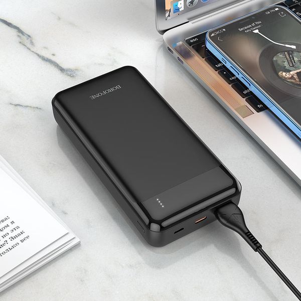 Power Bank Внешний аккумулятор Borofone BJ19A Incredible PD20W+QC3.0 20000mAh id_2381 фото