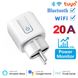 Умная розетка Tuya Smart WiFi 20A 4400Вт розетка с таймером электронная id_2617 фото 1