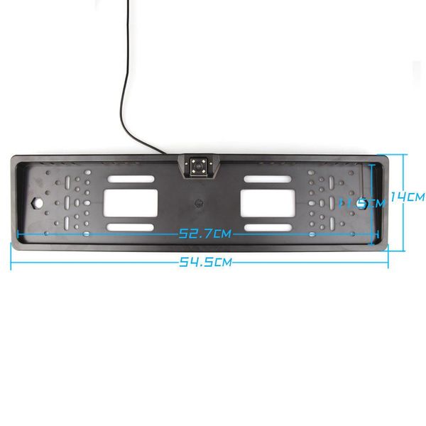 Камера заднего вида в рамке номера JX-9488 рамка 4 + 16LED с подсветкой номера id_2455 фото