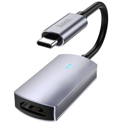 Переходник конвертер с Type-C на HDMI HOCO UA20 Type-C to HDTV converter 4K, адаптер type c to hdmi id_2445 фото