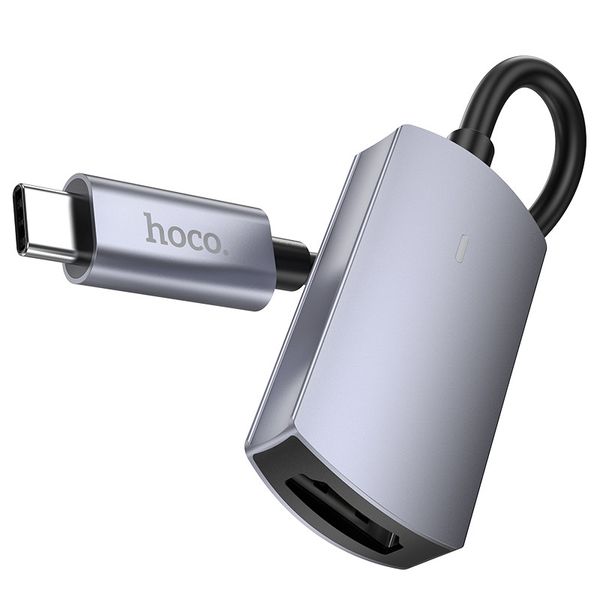 Переходник конвертер с Type-C на HDMI HOCO UA20 Type-C to HDTV converter 4K, адаптер type c to hdmi id_2445 фото