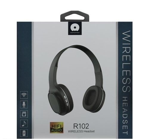 Беспроводные полноразмерные наушники WUW R102 Bluetooth Black 1634235606 фото