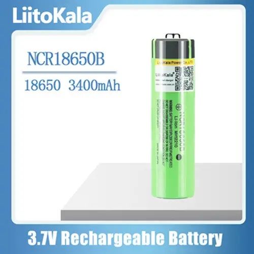 Аккумулятор 18650, LiitoKala NCR 34B-JT, 3400mAh, ОРИГИНАЛ id_2710 фото