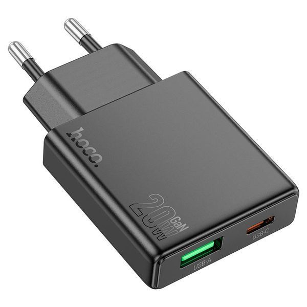 Сетевое зарядное устройство Hoco N38 Delgado PD20W+QC3.0 Type-C to Type-C id_3378 фото